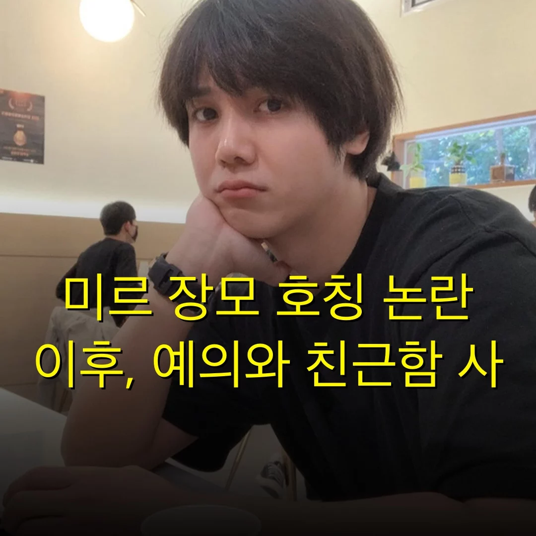 미르 장모 호칭 논란 이후, 예의와 친근함 사