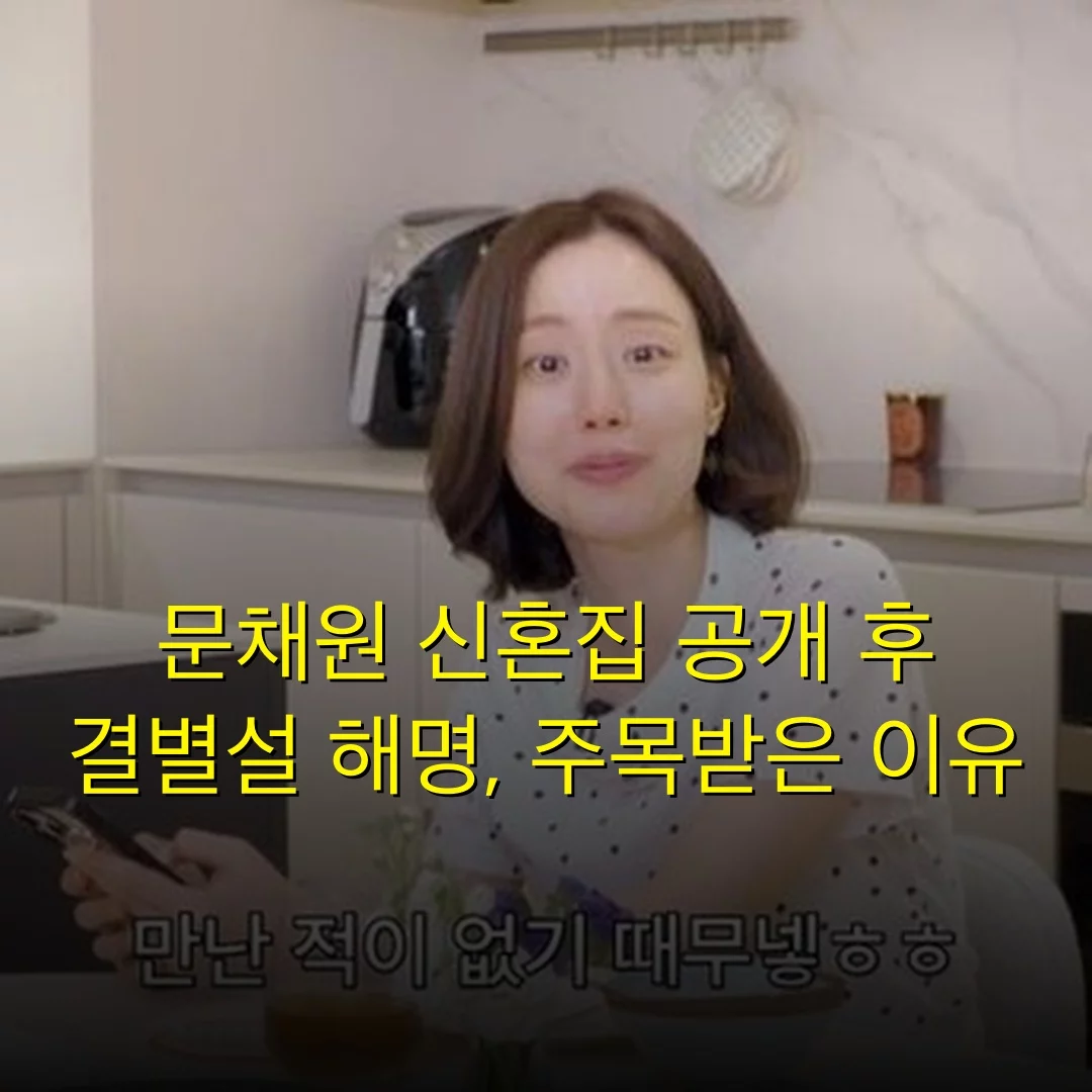 문채원 신혼집 공개 후 결별설 해명, 주목받은 이유
